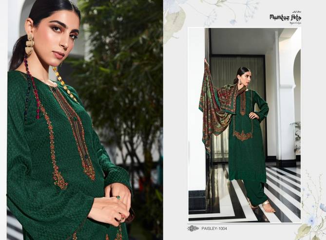 Mumtaz Paisley Shifli 1 Pashmina New Fancy Wear Designer Dress material Collection 